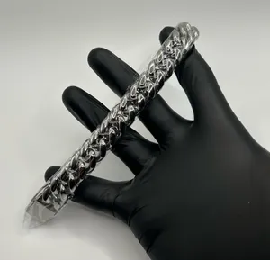 David Yurman 16mm Cuban Bracelet in Silver Hypoallergenic Waterproof Quality Steel 7.75” thumbnail 1