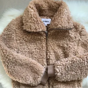 BB Dakota Brown Size XS Fuzzy Jacket Teddy Plush Soft Cozy Warm Coat New thumbnail 4