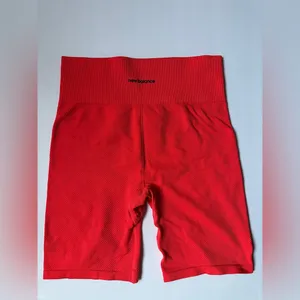 New‎ Balance Women's Bike Shorts | Sz Medium | Red Orange thumbnail 6