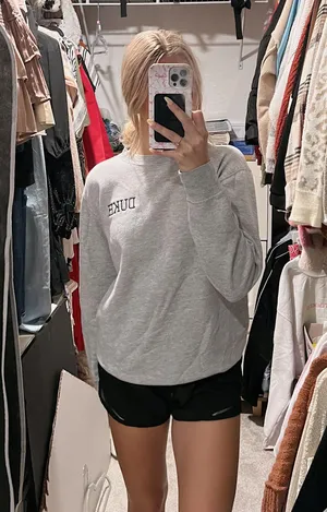 TRT CLASSIC Small Light Grey Duke Sweatshirt Gray thumbnail 1