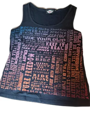 Harley-Davidson Celebrate Women Riders 2009 Graphic Cotton Tank Top Women’s L thumbnail 1