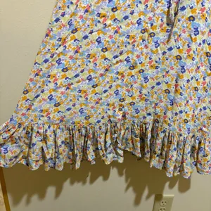 Rails Size S Small Adalyn Midi Dress Papaya Flowers Button Front Sundress thumbnail 10