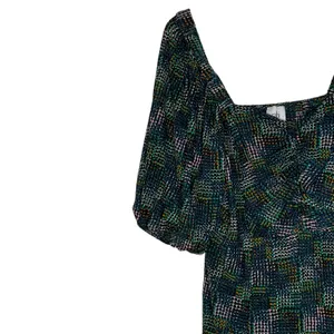CAbi Dress Size Medium Multi Geometric Pattern Stretch Blend SS‎ Women thumbnail 3