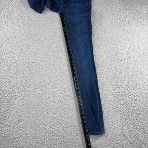 7 For All Mankind Roxanne Jeans Women 25x31 Low‎ Rise Dark Wash Slim Fit Stretch thumbnail 7
