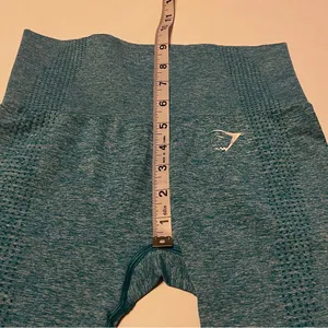 GymShark Womens Size XS‎ Teal Blue Green Athletic Leggings Workout Gym Stretch thumbnail 5