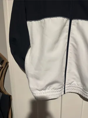 adidas woman’s Black and White Colorblock Performance Jacket thumbnail 4