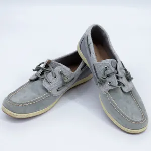 Sperry Top-Sider‎ Womens Grey Leather Suede Wool Boat Shoes STS82427 Size 9.5 thumbnail 12