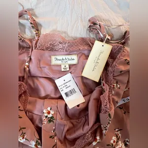 Gold‎ and Pink Sequin High Low Sundress thumbnail 5