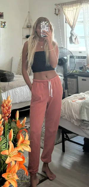 Peach Jogger Sweats Size XS thumbnail 1