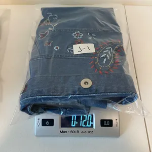 Vintage T‎ & Company women’s medium wash blue denim embroidered button up vest thumbnail 6
