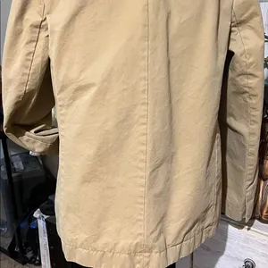 Banana Republic Women's Beige Pea Coat size L thumbnail 5