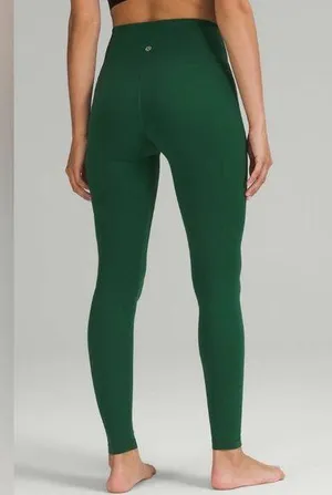 Lululemon NWT Align High Rise 28” Pants Leggings Everglade Green Size 14 thumbnail 1