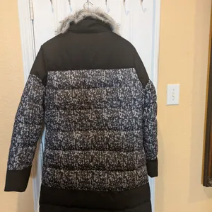 FABLETICS Waco Puffer Jacket Coat Women Size XL Midi Removable Faux Fur Collar thumbnail 12