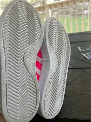 adidas Grand court classic white leather striped lace up sneakers ladies 9.5 M thumbnail 7