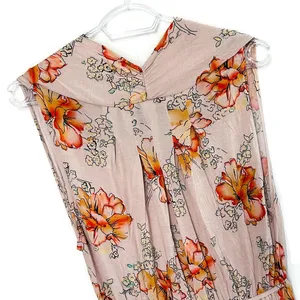 Free People Floral Mini Dress XS Boho Cottagecore Romantic Drop Waist Festival thumbnail 8
