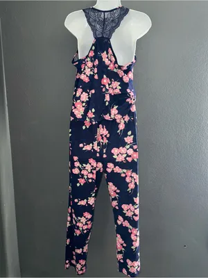 Flora Women’s Pajama Set Floral Pajamas Pants & Tank Top size Medium thumbnail 5