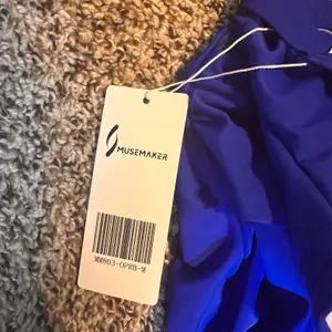 Musemaker Swim Dress One Piece Swimsuit Skirted Blue M thumbnail 5