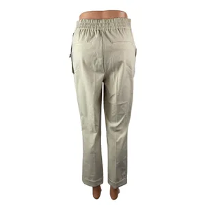 NEW Zara Women's Beige High Waisted Straight Leg Trousers Dress Pants Size S thumbnail 4