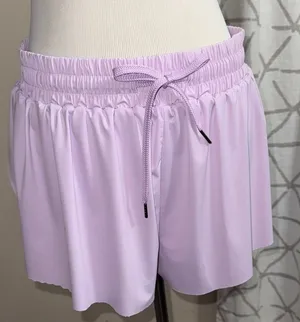 Lavender Women's Shorts Purple Size XL thumbnail 1