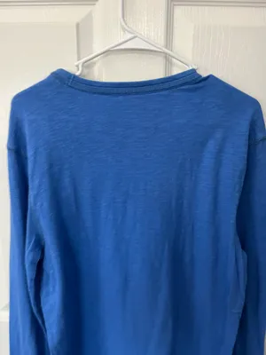 American Eagle Size Medium Blue Long Sleeve Top thumbnail 5