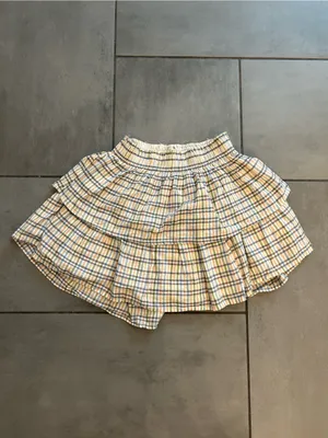 Aerie Rock N Ruffle Plaid Tiered Skirt thumbnail 2