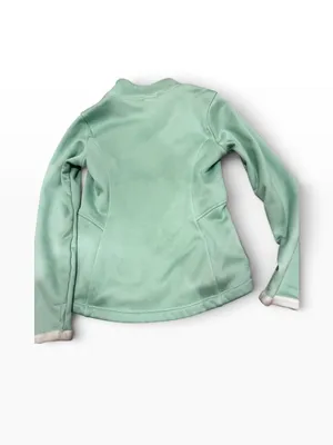 The North Face Mint Green Fleece Zip-Up Jacket thumbnail 6