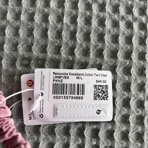 NWT Lululemon Removable Sweatband Cotton Twill Visor‎ M/L thumbnail 3