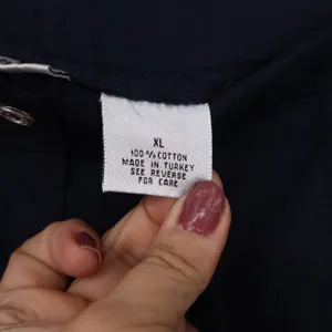 Fashion Bug Pants Womens XL Straight Leg Navy Blue 100% Cotton Excellent thumbnail 3