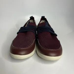 Rockport truflex sneakers with bungee laces maroon women's size 8 brand‎ new thumbnail 3