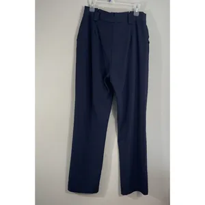 Lulus Paperbag Pants Womens Size L High Waisted Trousers Slacks Belt Loops Lined thumbnail 2