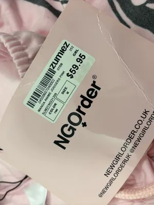 NGOrder Manga Anime Pink Jogger Sweatpants Size 12 thumbnail 10
