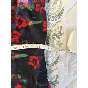Rachel Comey‎ for Target Black Red Floral Rayon Blend Dress Size 2 thumbnail 6
