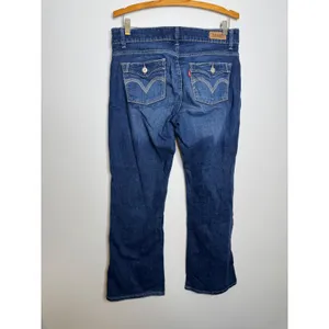 Levi's 529 Curvy Bootcut Jeans Women Size 10 Medium Blue Excellent Stretch Denim thumbnail 3