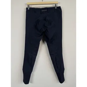 Equine Couture‎ Horse Riding Schooling Breech Navy Embroidered Women’s 30 Pants thumbnail 2