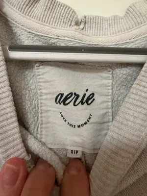 Aerie Sweatshirt Oversized Pullover Grey thumbnail 2