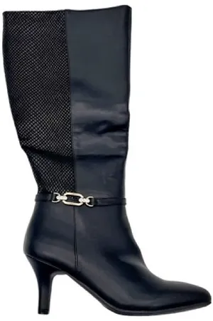 Karen Scott Freylyn‎ Buckled Dress Boots Black thumbnail 1