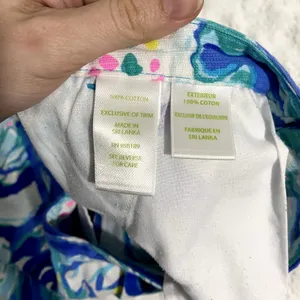 Lilly Pulitzer Adie Brilliant Blue Aquatic Garden Print Preppy Shorts 8 thumbnail 4