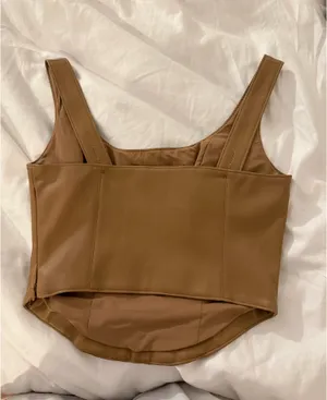 Abercrombie Leather Corset Top thumbnail 2