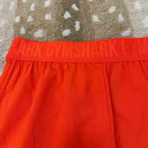 Gymshark orange elastic waist athletic shorts women’s size XL thumbnail 6