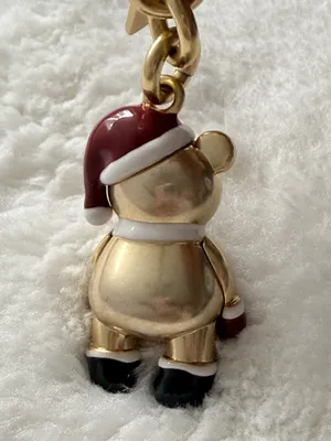 Coach Santa 3D Bear Bag Charm NWOT thumbnail 8