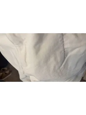 Et Satin White Corduroy Pants thumbnail 3