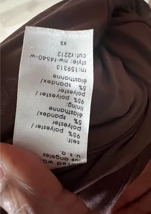 Naked Wardrobe NEW Women XS Espresso Brown Ruched Sleeveless Top Minimalist Chic thumbnail 8
