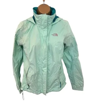 The North Face Resolve Jacket Women’s Mint Green Small thumbnail 1