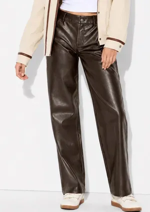 wild fable Brown Straight Leg Women’s Pants thumbnail 1