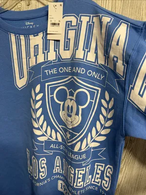 Disney Blue Mickey Graphic Pullover thumbnail 6