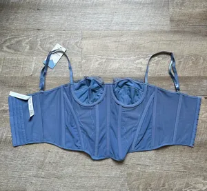 Light Blue Lace Corset Size M thumbnail 3