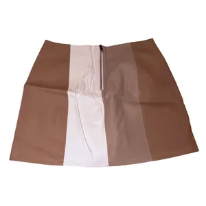Le Lis Color-block Skirt Brown/Tan thumbnail 2