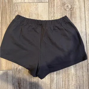 NIA Charcoal Grey Lounge Shorts thumbnail 4
