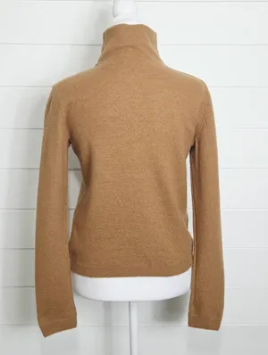 VINCE Lightweight Boiled 100% Cashmere Classic Turtleneck Size XS thumbnail 4