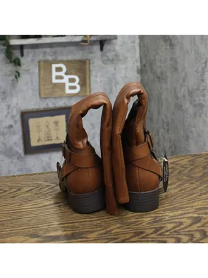 NEW Style & Co. Margoo Riding Boots Faux Leather 10021524100 Acorn Brown 6.5M thumbnail 11